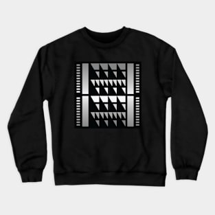 “Dimensional Forest (1)” - V.1 Grey - (Geometric Art) (Dimensions) - Doc Labs Crewneck Sweatshirt